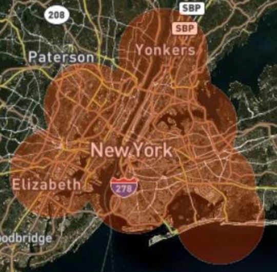 New Jersey Wireless Internet Coverage Map